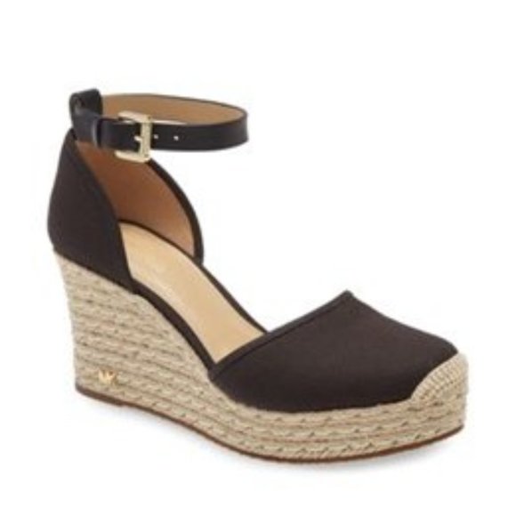 WORN 2X-MICHAEL Michael Kors Kendrick Espadrille Wedge Sandal from Bloomingdales - Picture 1 of 9